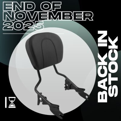 Detachable Passenger Backrest Sissy Bar For Touring 2009+